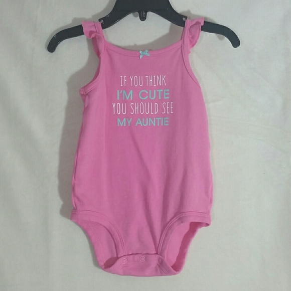 Carter's Sleeveless Ruffle Aunt Bodysuit - Picture 1 of 8